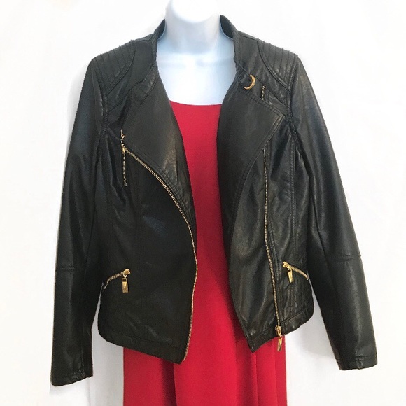therapy Jackets & Blazers - Therapy Faux Leather Jacket